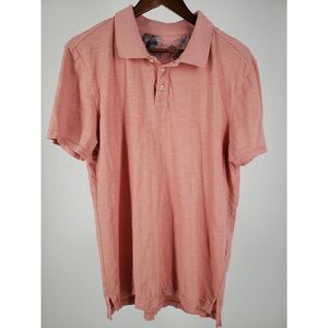 Margaritaville Polo Adult Medium Light Red Short Sleeve Shirt